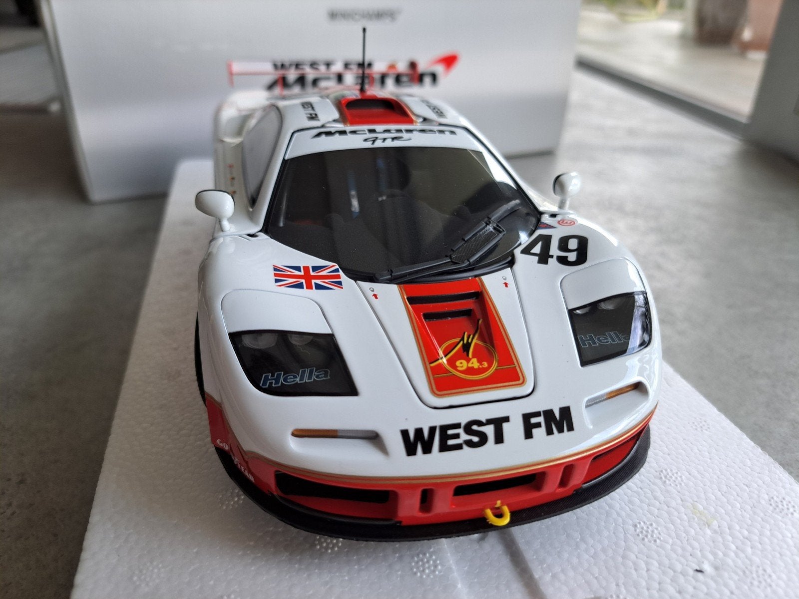 Mclaren F1 GTR Le Mans West Minichamps 1/18 Neuve, Enlèvement ou Envoi, Neuf, Voiture, MiniChamps