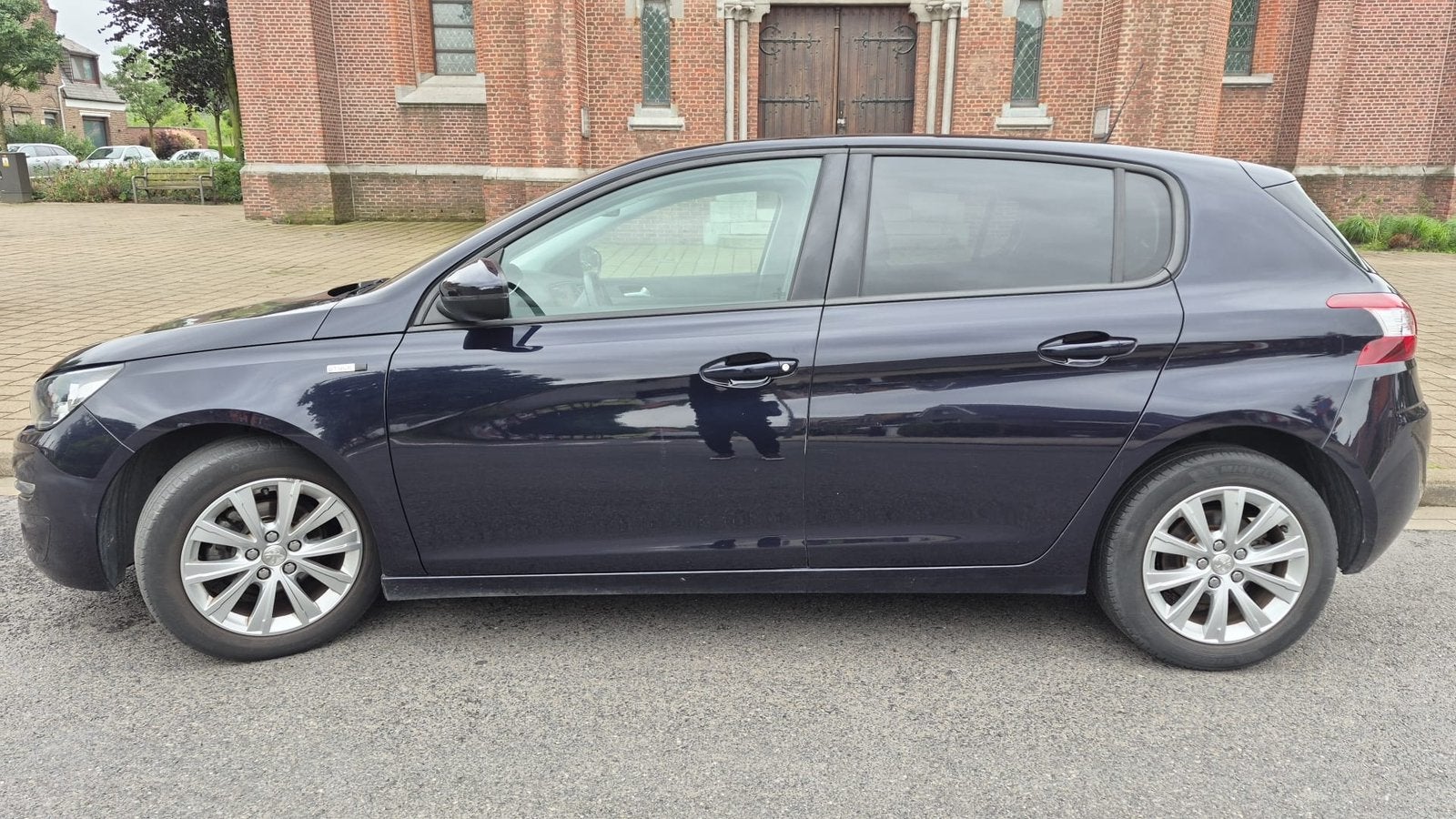 Peugeot 308 1.2Benzine – 03/2016– 162.020 km – Met Airco, Auto's, Stof, Blauw, Bedrijf, 5 deurs