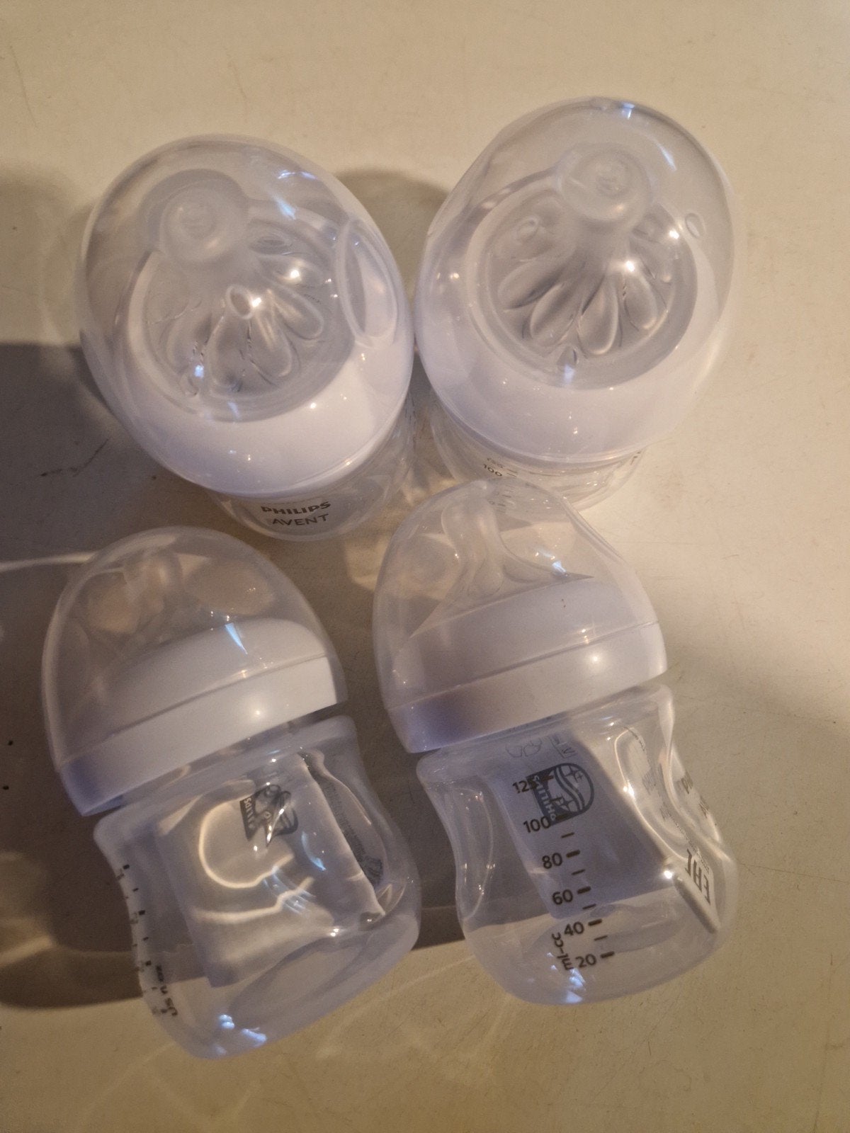 4 nieuwe Avent-flessen van 125 ml, Kinderen en Baby's, Ophalen of Verzenden