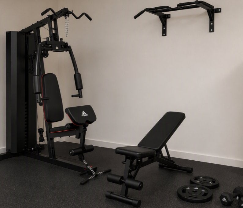 Adidas Home set voor krachttraining, Sport en Fitness, Ophalen, Benen, Overige typen, Zo goed als nieuw