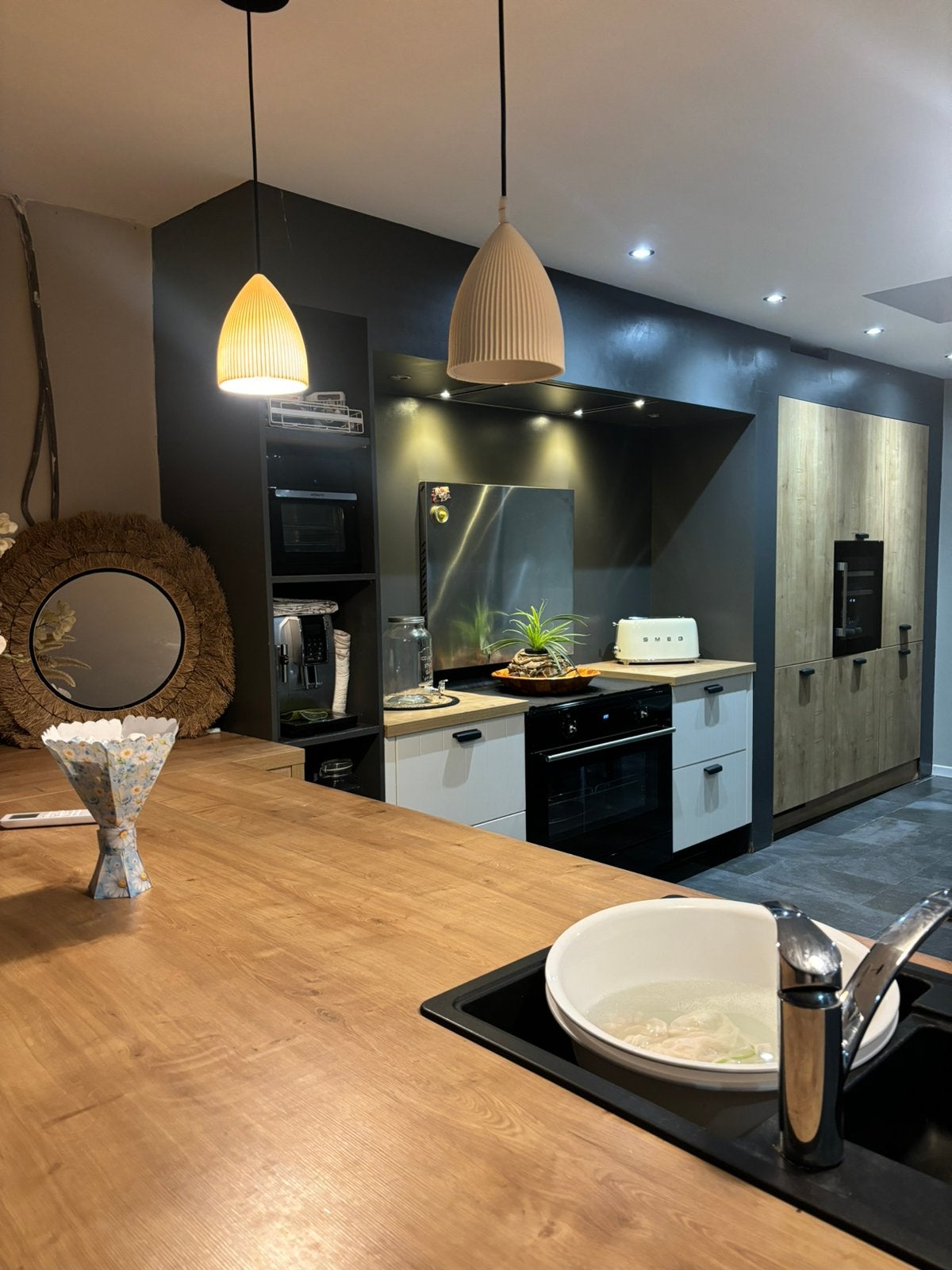 Uitgeruste keuken, Huis en Inrichting, Stoffering | Vloerbedekking, Zo goed als nieuw, Beige, Ophalen