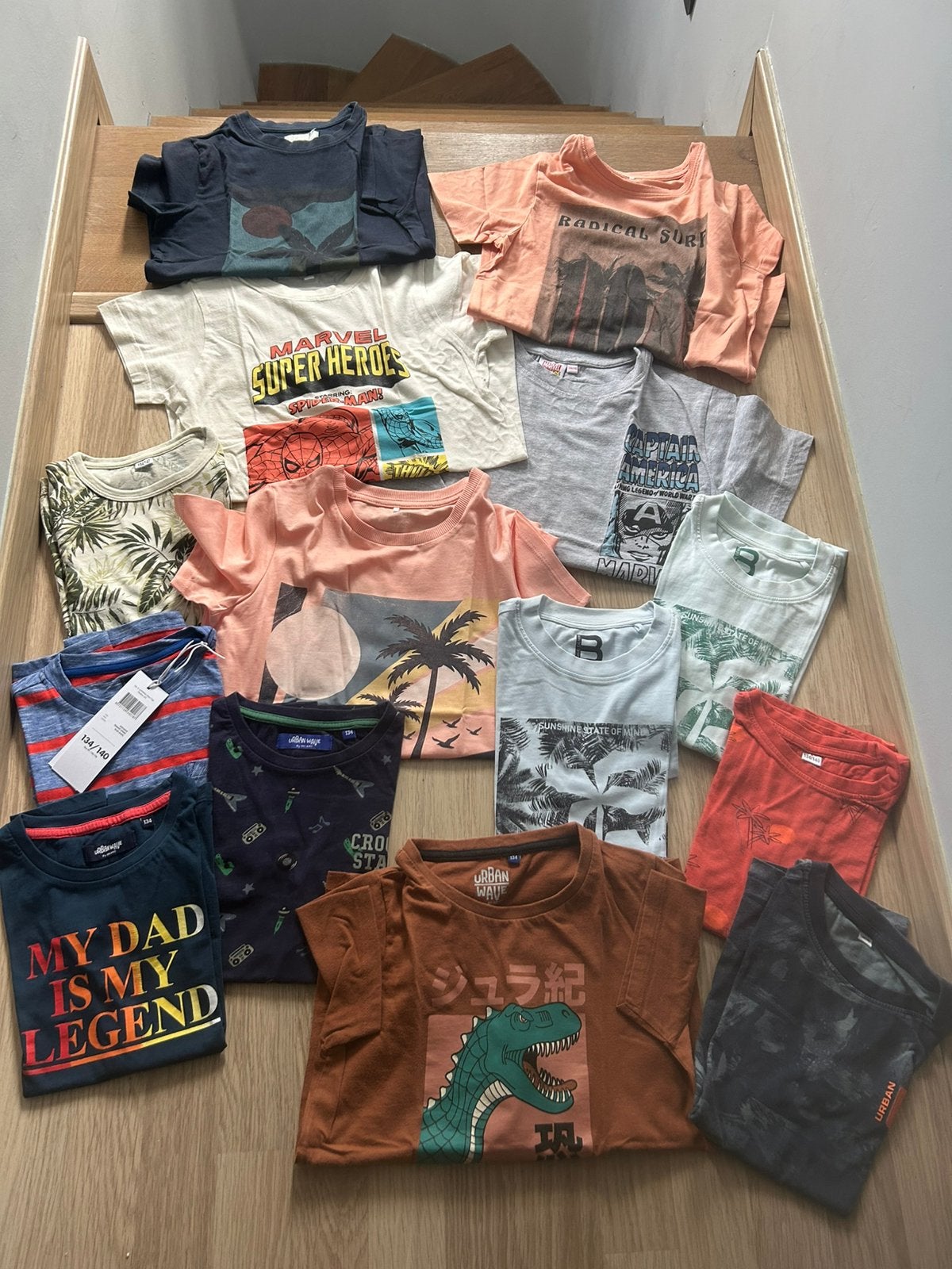 Set jongenskledij zomer maat 134, Enfants & Bébés, Paquets de vêtements pour enfants, Enlèvement, Utilisé, Taille 134