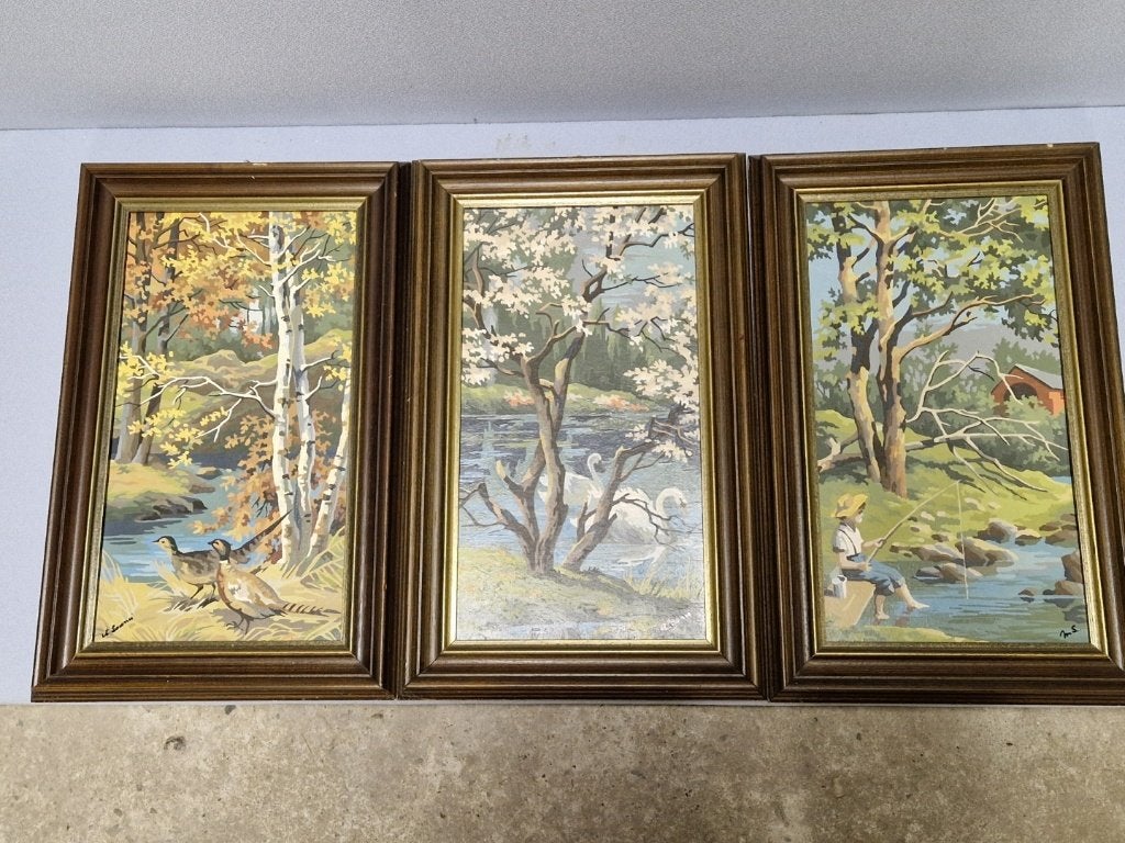 Schilderkunst 3 delig, Ophalen