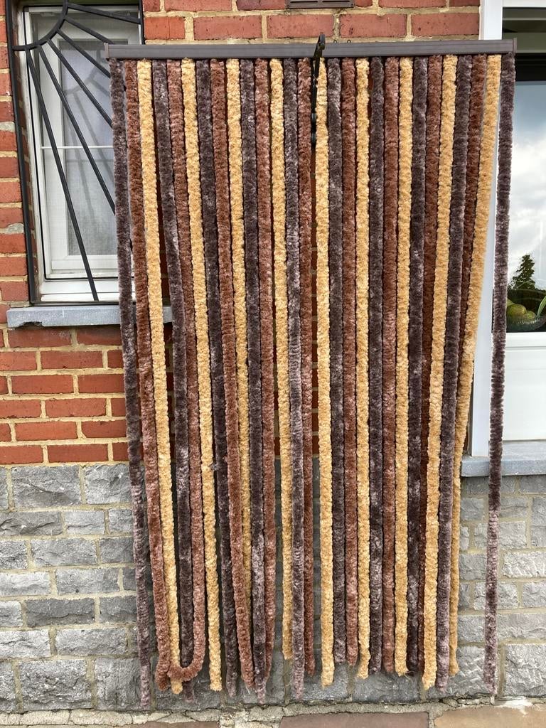Rideau porte chenille anti mouche, Jardin & Terrasse, Écrans de jardin, Comme neuf, Synthétique, 200 cm ou plus, 100 à 150 cm