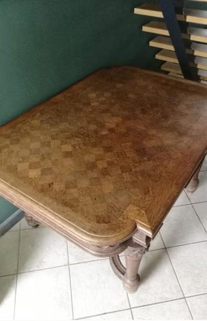 Table style renaissance, 100 à 150 cm, Quatre personnes, Comme neuf, 100 à 150 cm