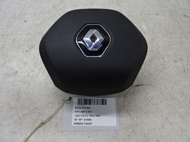 AIRBAG VOLANT Renault Grand Scénic IV (RFAR) (995700230R), Utilisé, Renault