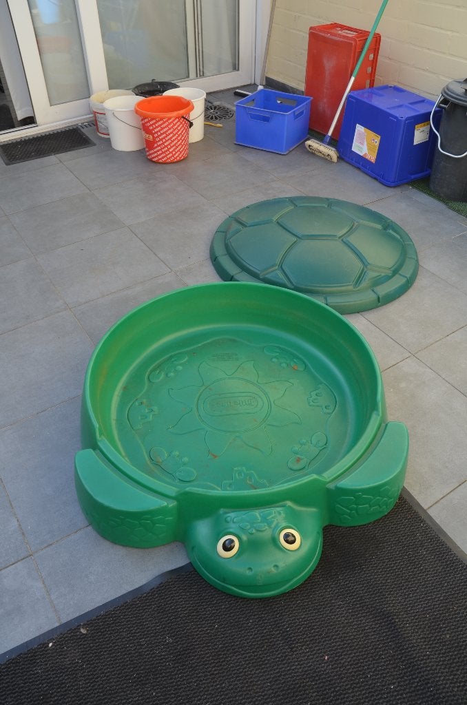 Zandbak met deksel, Kinderen en Baby's, Speelgoed | Buiten | Zandbakken, Ophalen, Gebruikt