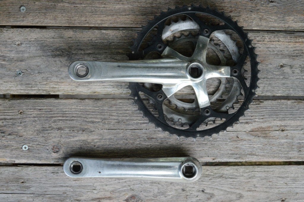 Bontrager triple crank, Fietsen en Brommers, Fietsonderdelen, Crankstel of Pedalen, Gebruikt, Ophalen of Verzenden, Bontrager