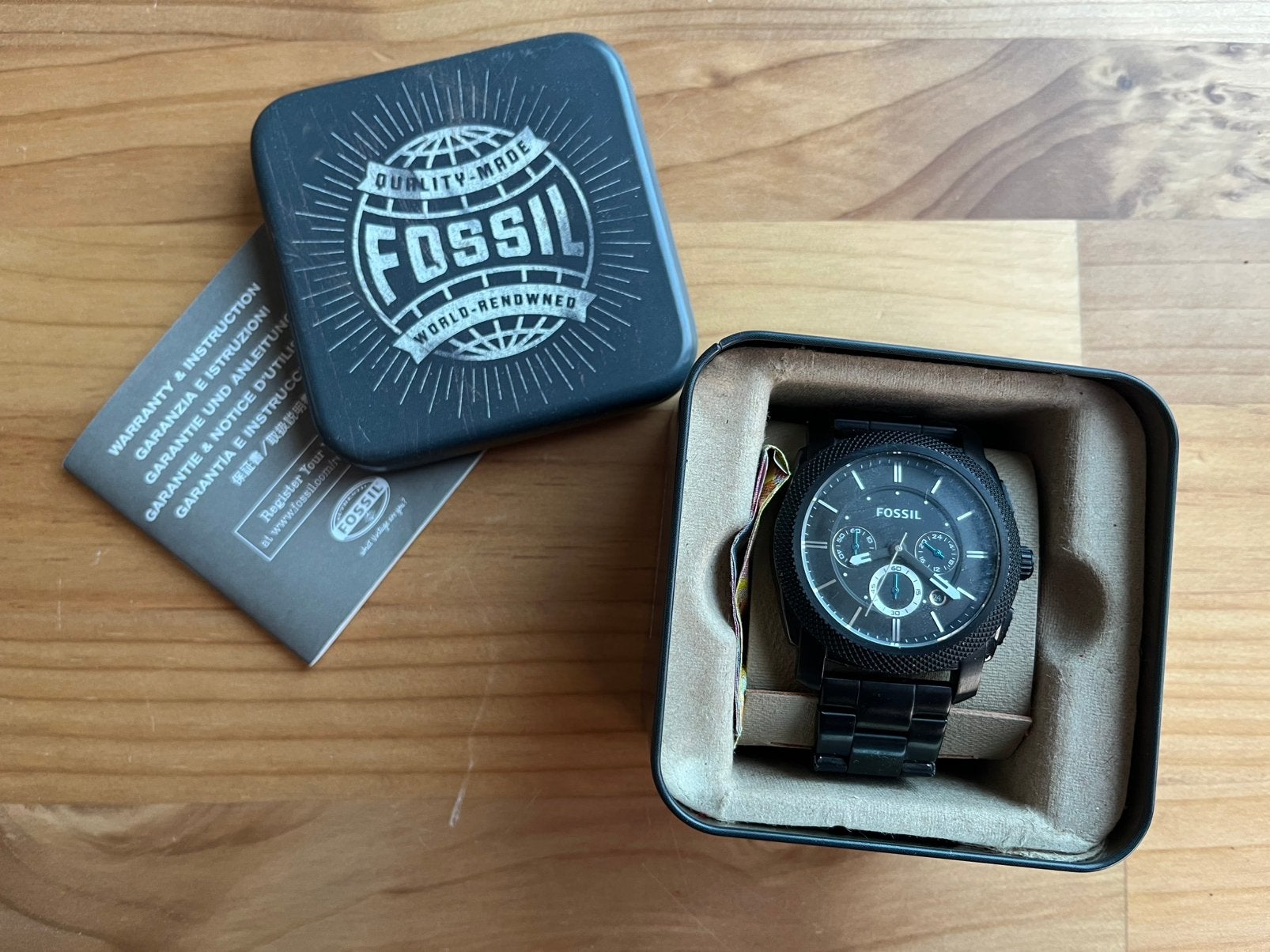 Fossil FS4552 Herenhorloge, Handtassen en Accessoires, Horloges | Heren, Ophalen of Verzenden, Gebruikt, Polshorloge
