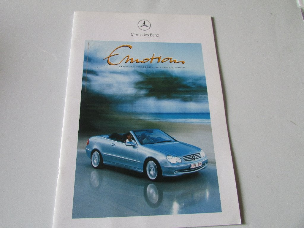 MERCEDES - BENZ EMOTIONS , TIJDSCHRIFT, Zo goed als nieuw, Daimler -Chrysler, Mercedes, Ophalen of Verzenden