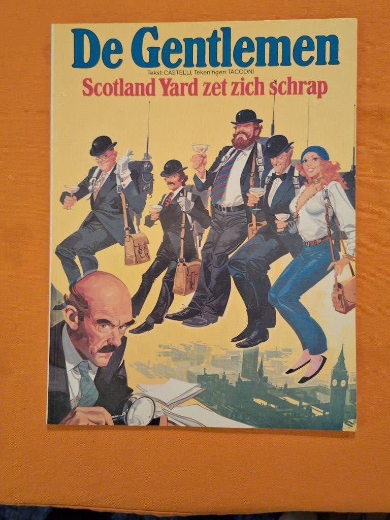 de gentlemen 1: Scotland Yard zet zich schrap, Eén stripboek, Ophalen of Verzenden, Zo goed als nieuw