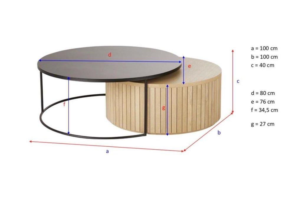 Table de salon, Maison & Meubles, Tables | Tables de salon, Utilisé, Moins de 50 cm, 50 à 100 cm, 50 à 100 cm, Rond, Enlèvement
