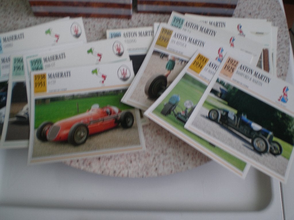 fiches différentes  marques automobile, Ophalen