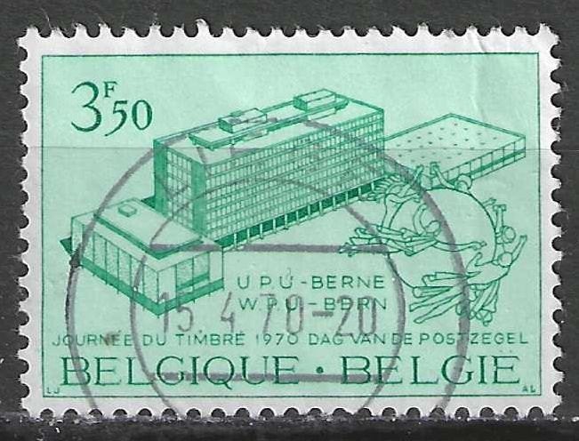 Belgique 1970 - Yvert/OBP 1529 - Journée du timbre (ST), Envoi, Affranchi, Oblitéré