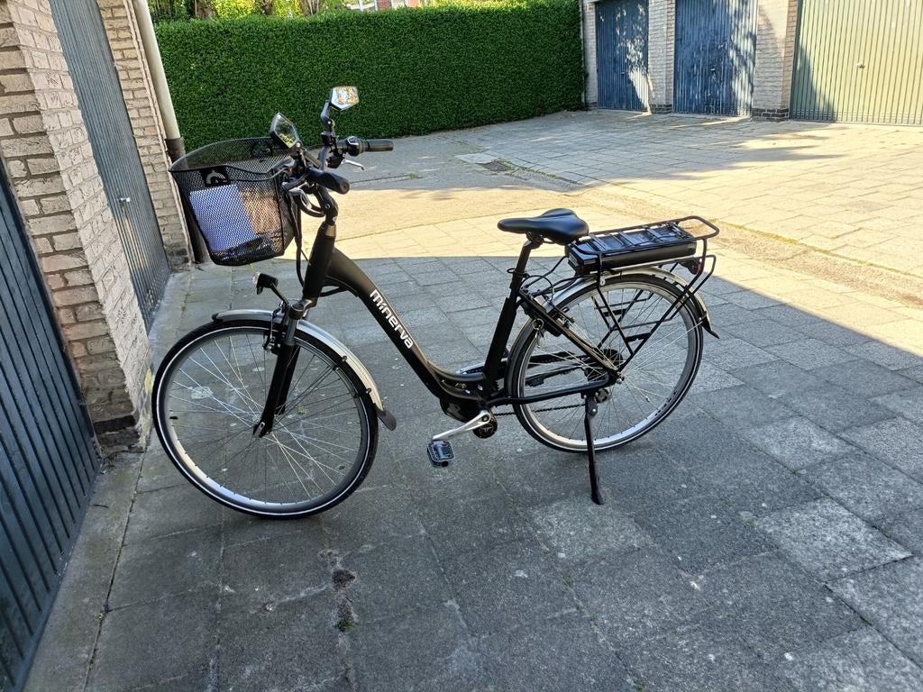 elektrische damesfiets Minerva, Ophalen