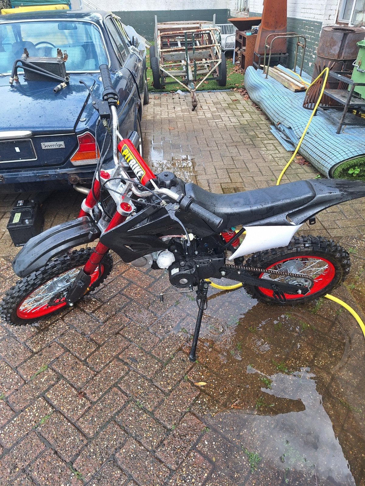 pitbike 125 cc, Ophalen, 125 cc, Zo goed als nieuw, 4 versnellingen