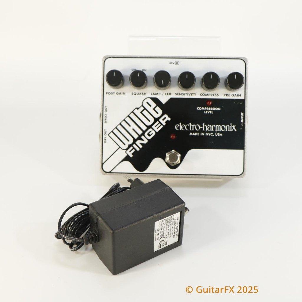 Electro-Harmonix White Finger XO Compressor (with 40V EU Plu, Ophalen of Verzenden, Gebruikt, Compressor