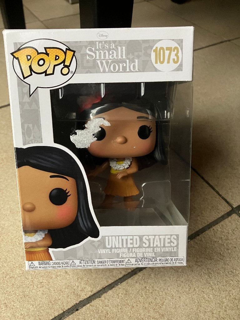 Disney It's a Small World Funko POP! United States 1073, Ophalen of Verzenden, Overige figuren, Nieuw, Beeldje of Figuurtje