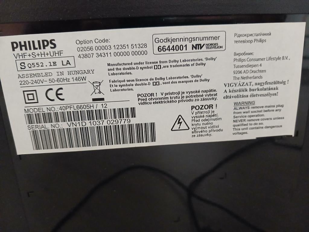 Philips tv, Audio, Tv en Foto, Ophalen, Philips