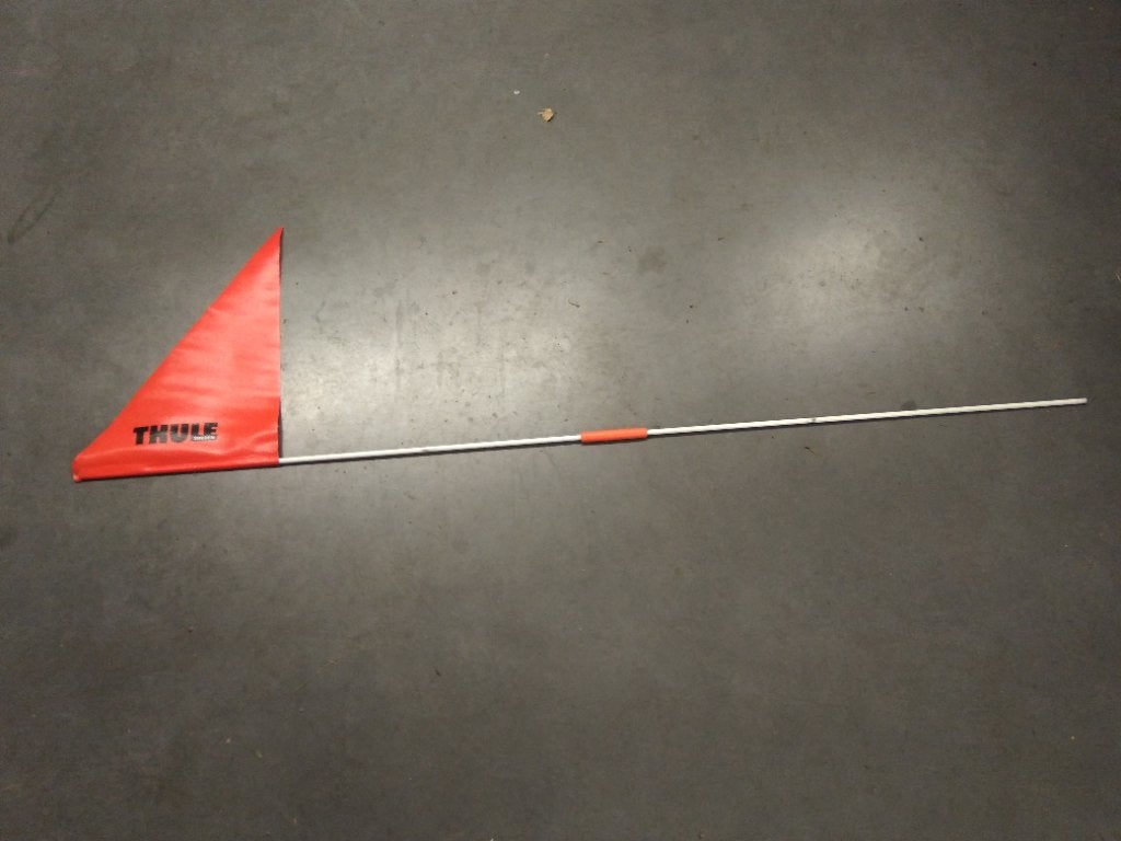 Vlag THULE fietskar, Fietsen en Brommers, Fietsaccessoires | Aanhangwagens en Karren, Ophalen of Verzenden, Zo goed als nieuw