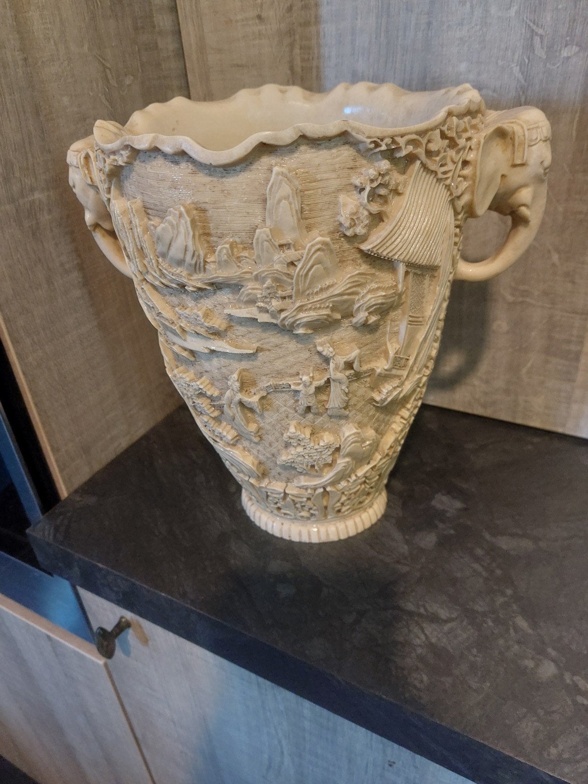 Vase chinois vintage, Enlèvement, Vintage