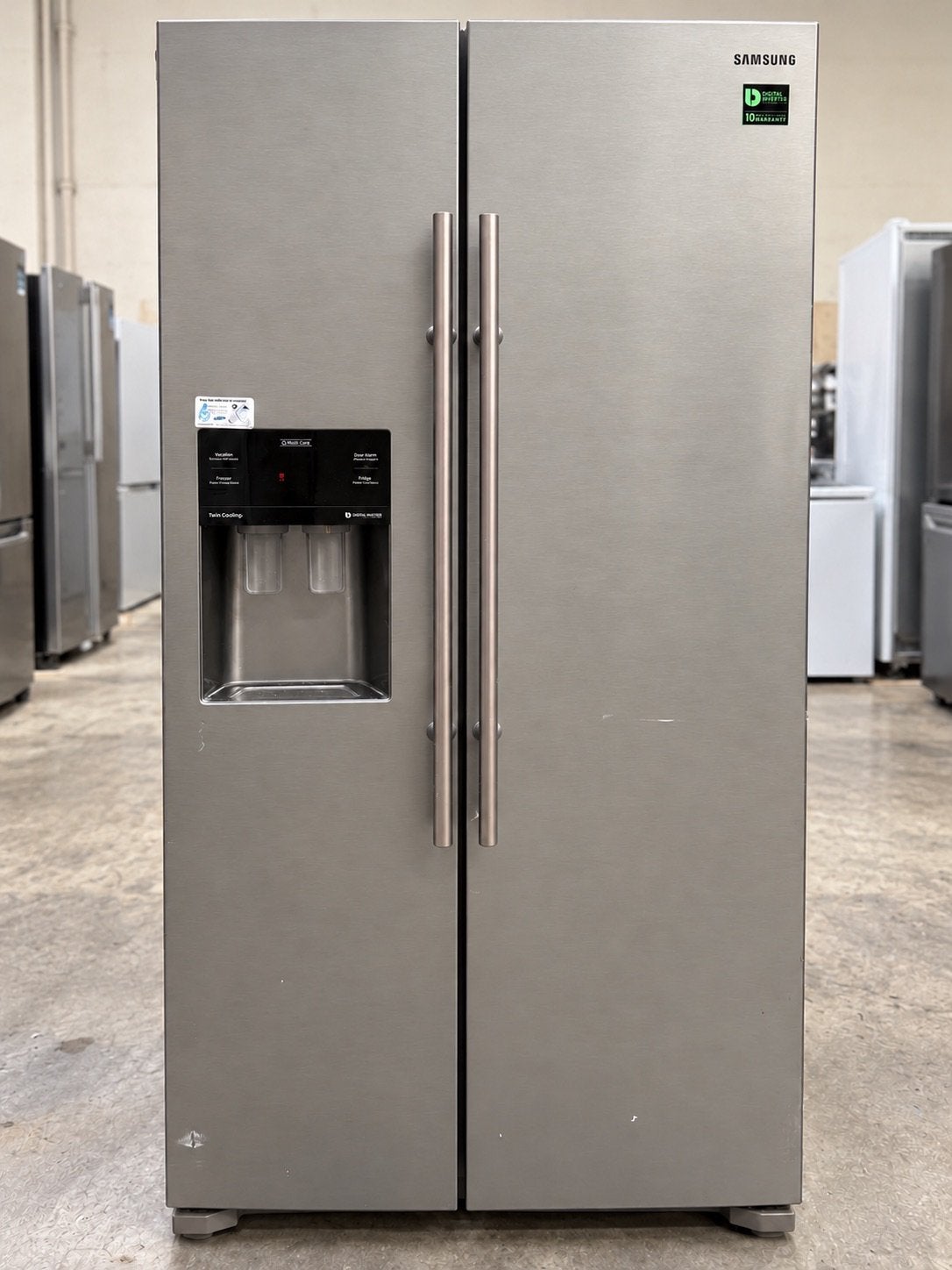 Amerikaanse koelkast Samsung roestvrij staal Twin Cooling, Ophalen, Zo goed als nieuw