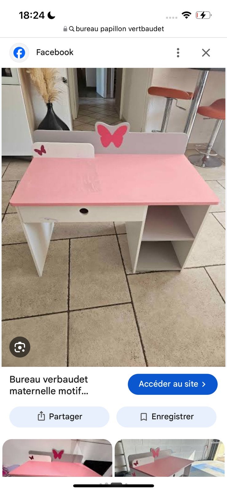 Bureau fille, Enlèvement, Comme neuf