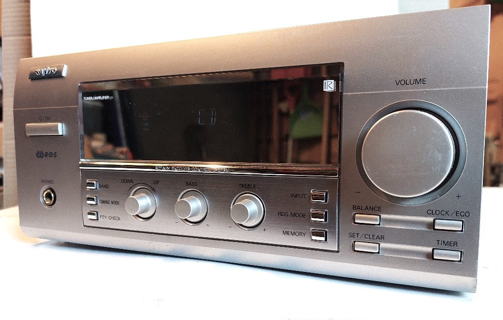 SANYO –DC-007C RECEIVER – FM radio, TV, Hi-fi & Vidéo, Enlèvement ou Envoi, Utilisé, Radio