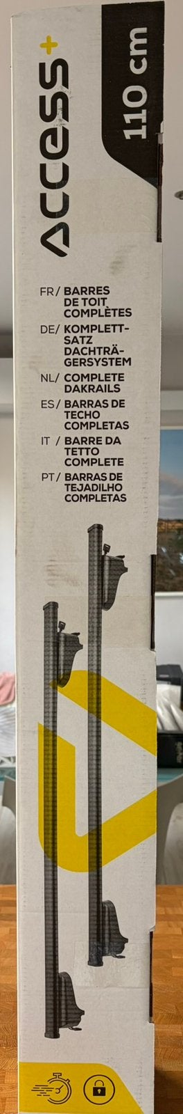Accès aux barres de toit, Enlèvement