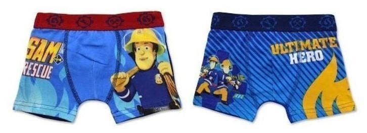 Brandweerman Sam Boxershort (set van 2) - Maat 116/128, Ophalen of Verzenden, Nieuw, Jongen, Nacht- of Onderkleding