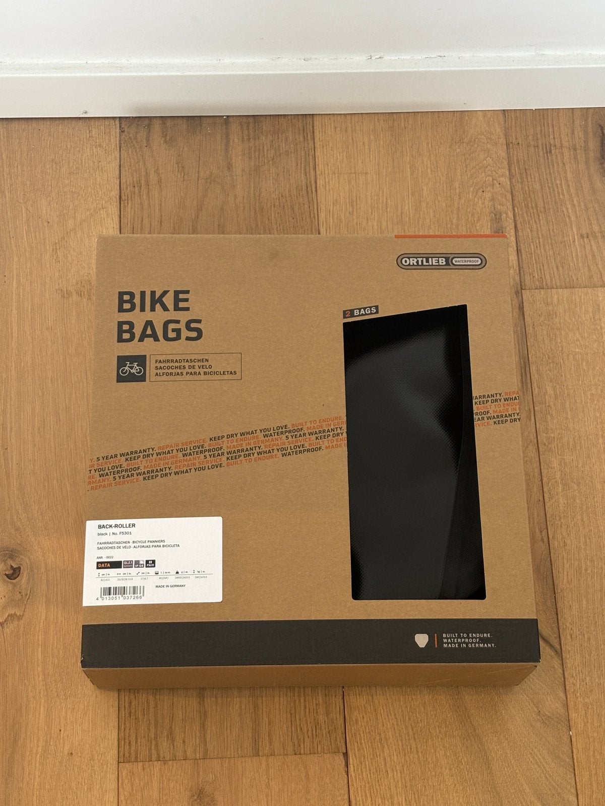 Ortlieb fietszakken set (NIEUW), Fietsen en Brommers, Fietsaccessoires | Fietstassen, Ophalen of Verzenden, Nieuw