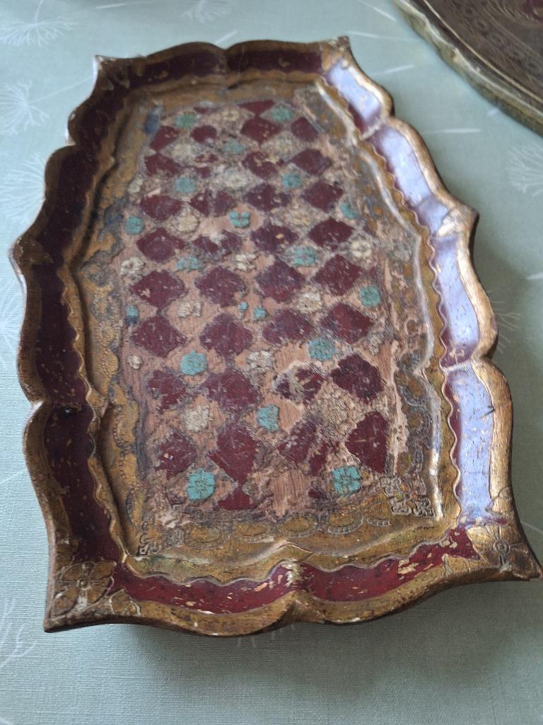 Vintage dienblad, Ophalen
