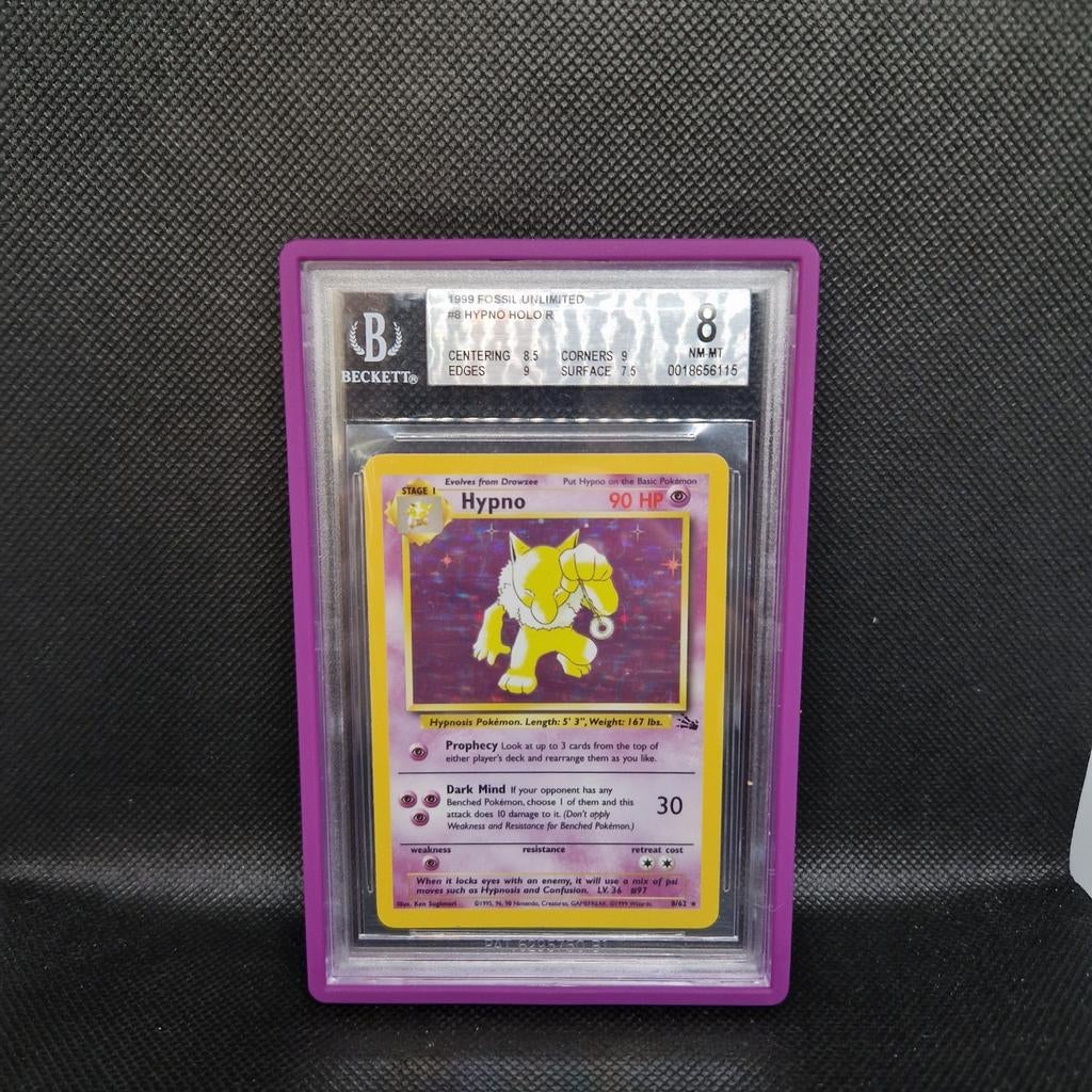 Hypno Holo Fossil Unlimited BGS 8, Ophalen of Verzenden