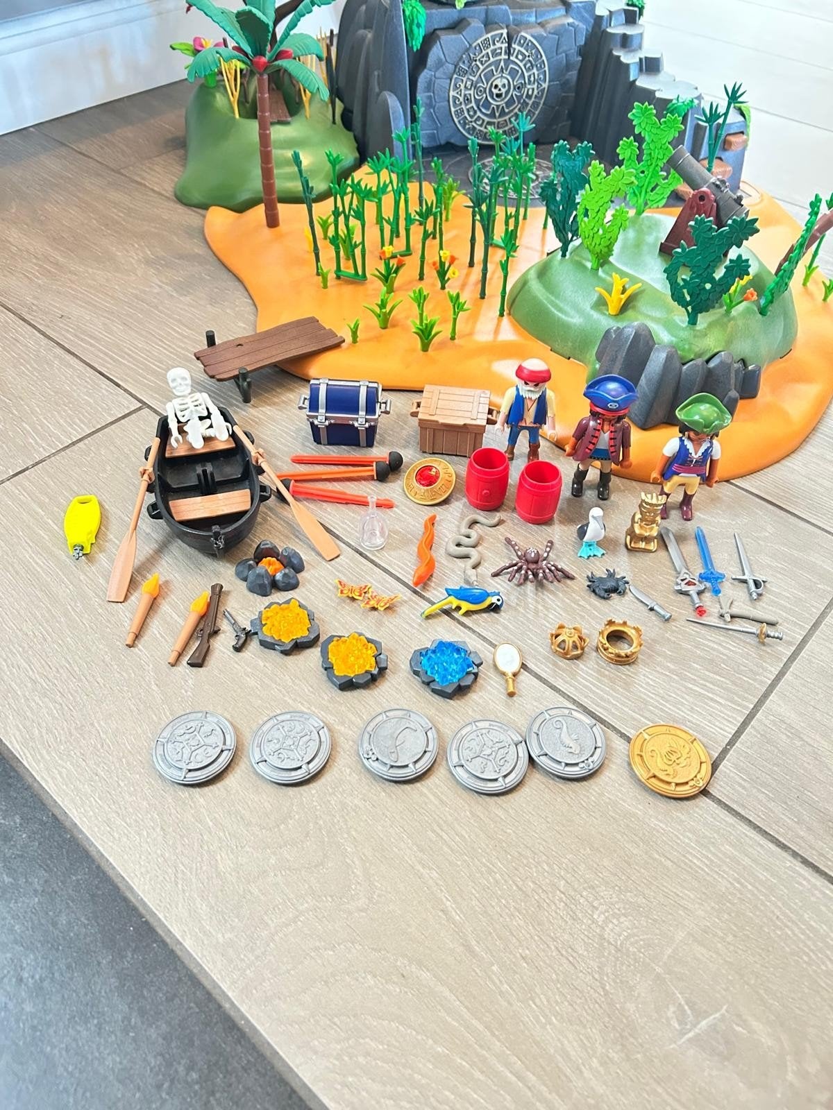 playmobil groot avontuur schatteneiland, Enlèvement, Comme neuf, Kit complet, Autres types