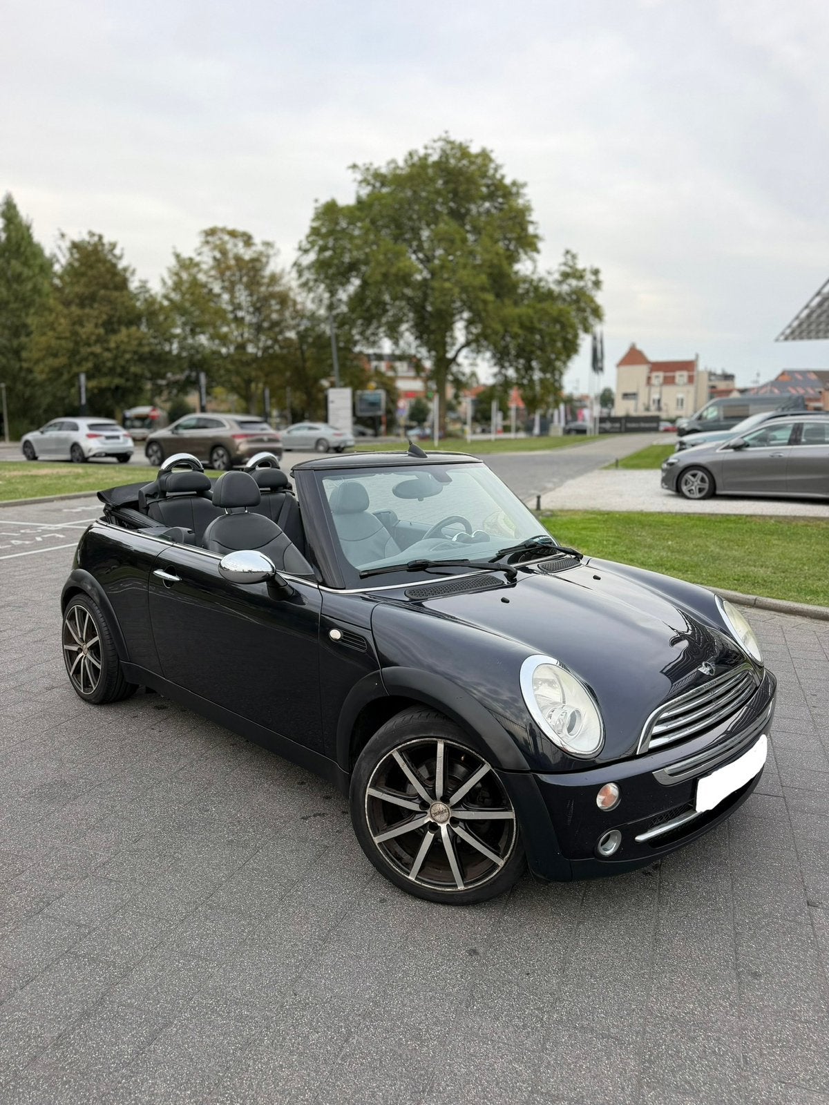 Mini Cooper cabriolet 2007 / 150.000km. !!(papier rose)!!, Cabriolet, Boîte manuelle, Noir, Particulier