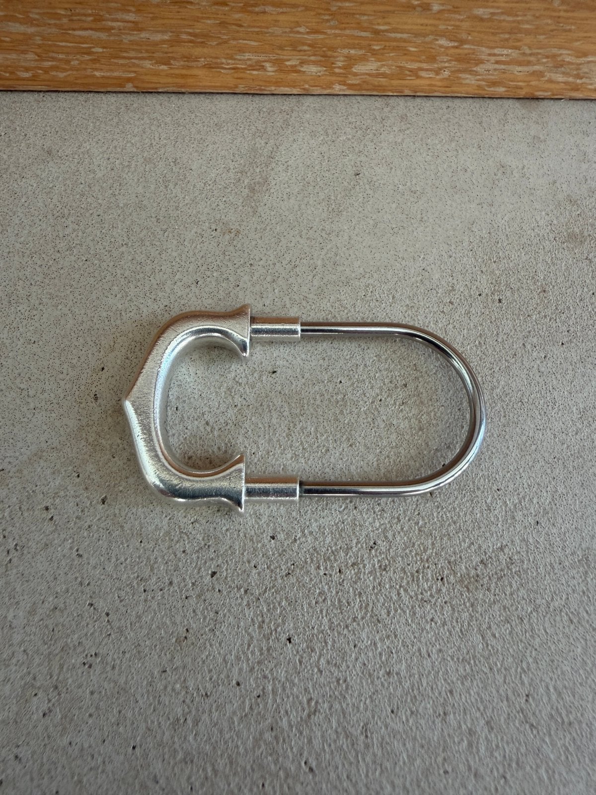 Cartier “C Décor” Sleutel Ring 925 Sterling Zilver, Ophalen of Verzenden, Gebruikt, Merk