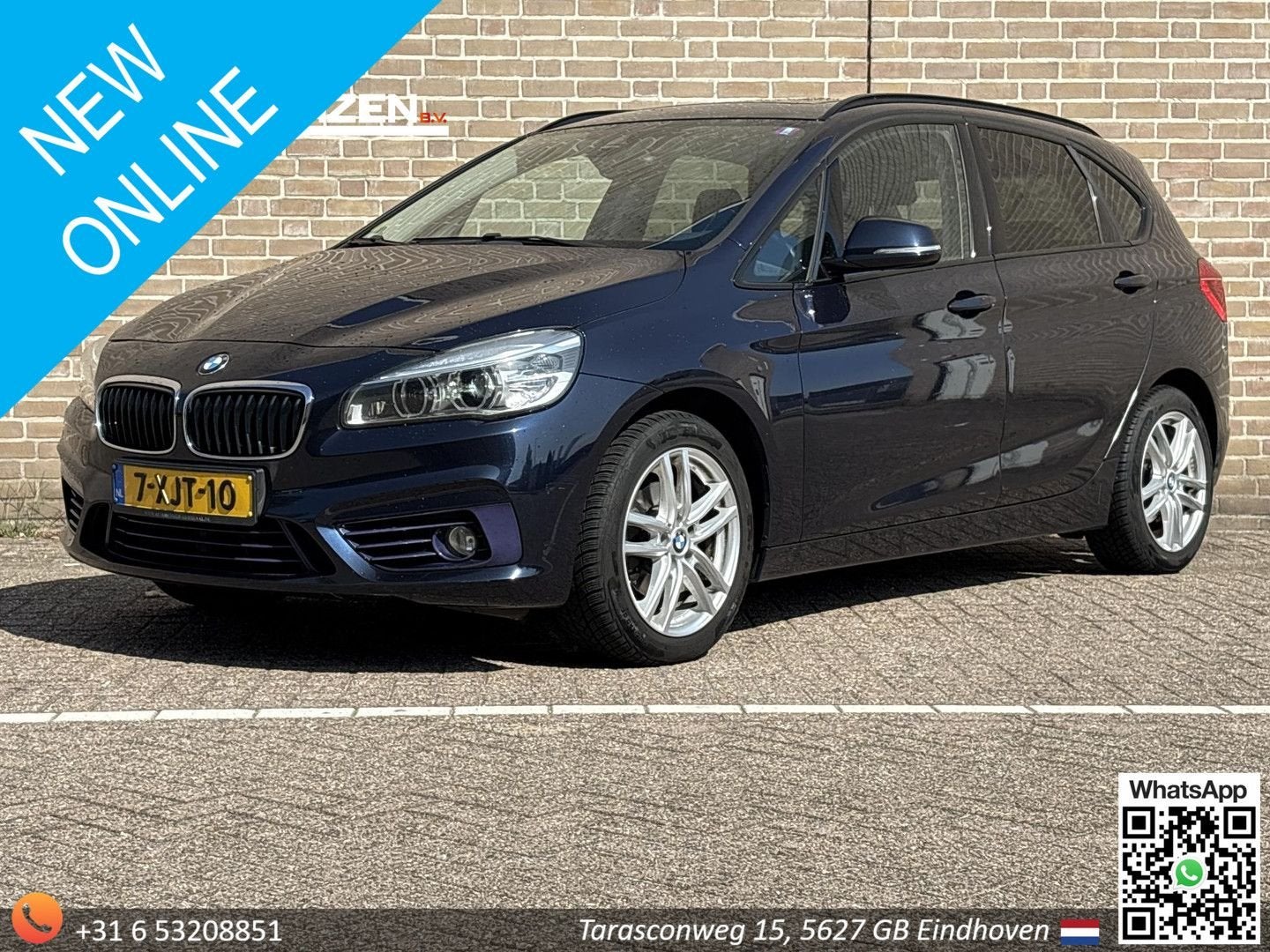 BMW 218 Active Tourer 2-serie 218d | Pano | Climate | Cruise, Auto's, Monovolume, Blauw, Start-stop-systeem, 2 Reeks Active Tourer