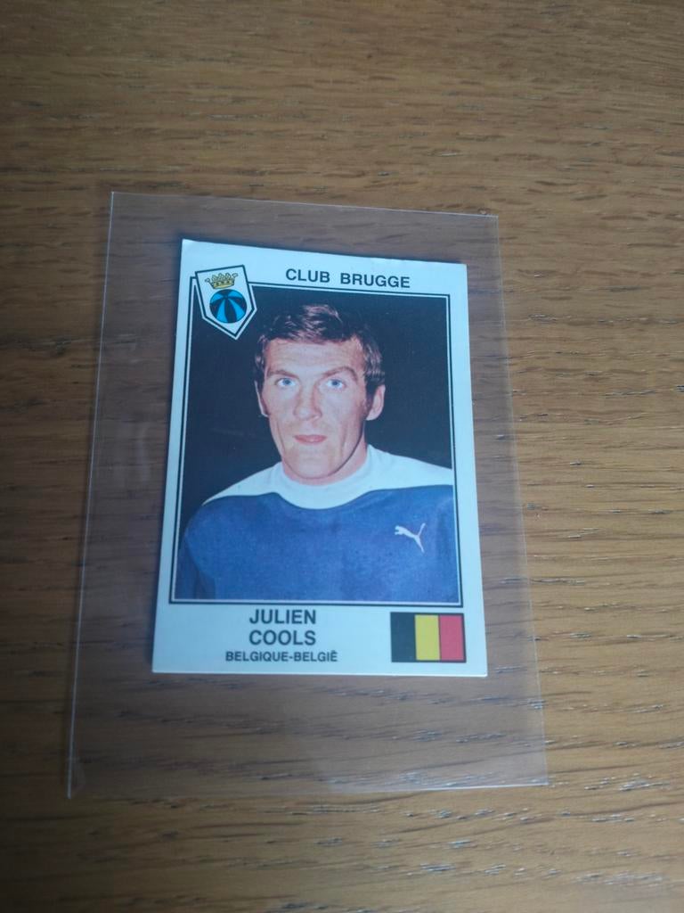Panini sticker Euro Football 79 Julien Cools Club Brugge, Verzamelen, Ophalen of Verzenden