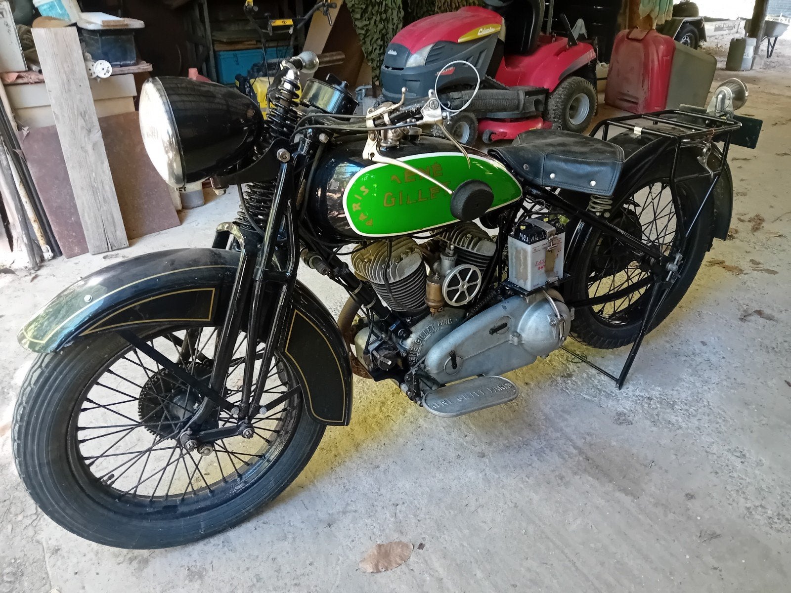 moto René Gillet 1000 cm3, Motos, Enlèvement, 2 cylindres, 12 à 35 kW