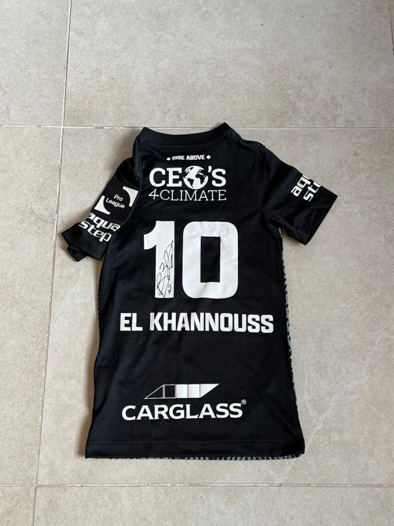 Gesigneerd krc genk shirt ell khannous, Enlèvement, Comme neuf, Maillot
