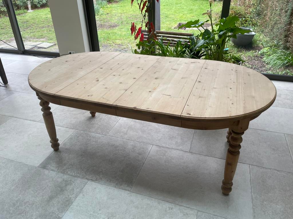 Table de château de fermiers, Enlèvement, Comme neuf, Ovale