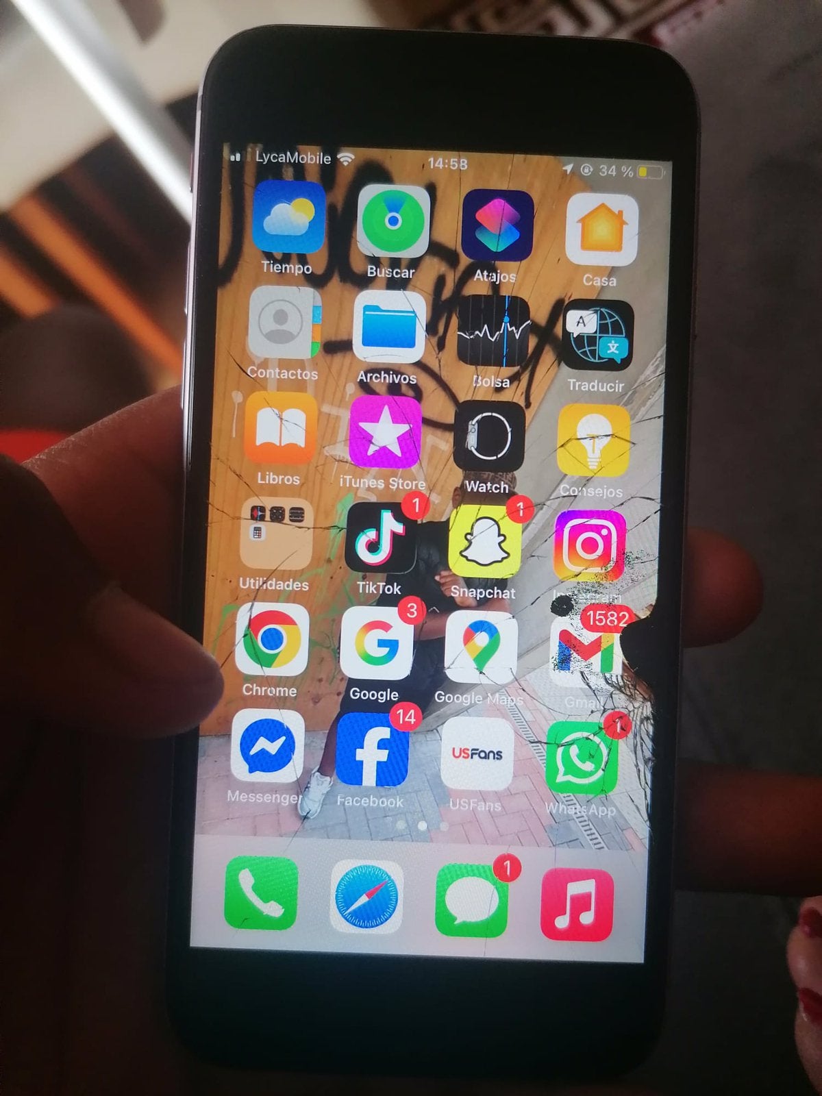 Iphone 6 s werk heel goed, Telecommunicatie, Mobiele telefoons | Apple iPhone, Ophalen of Verzenden, Zo goed als nieuw, IPhone 6