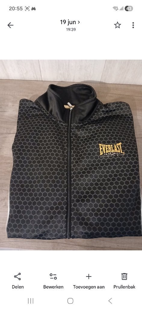 Vest everlast, Ophalen of Verzenden, Zo goed als nieuw, Maat 48/50 (M), Everlast