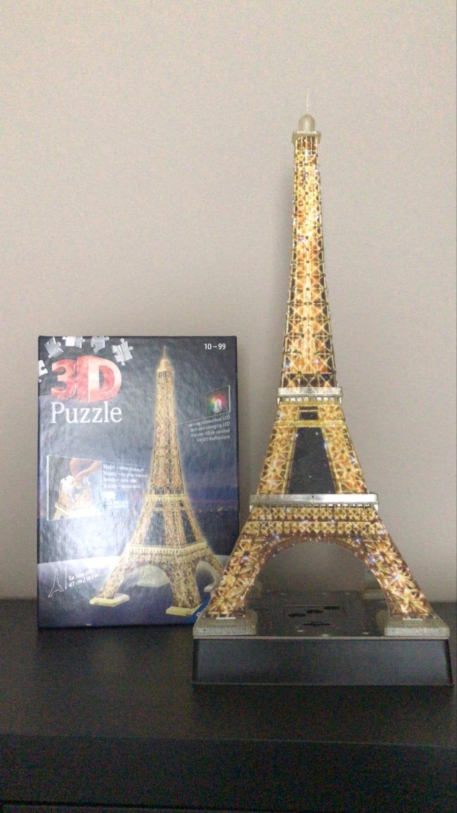 Eifel toren met verlichting, Ophalen of Verzenden, Zo goed als nieuw