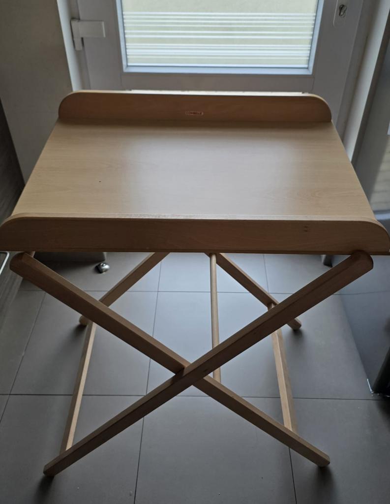 Table a langer pliable en bois, Enfants & Bébés, Chambre d'enfant | Commodes & Armoires, Enlèvement, Comme neuf, Commode