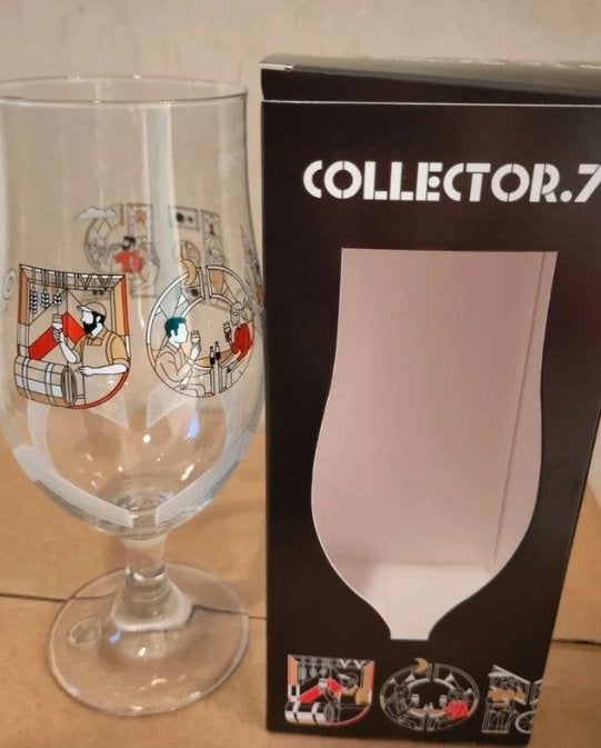 Omer glas collector 7, Verzamelen, Ophalen of Verzenden, Nieuw, Bierglas