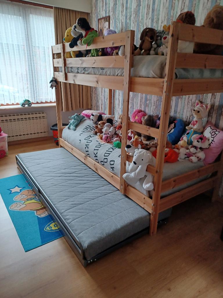 Stapelbed met onderbed, Huis en Inrichting, Ophalen, Gebruikt, Stapelbed