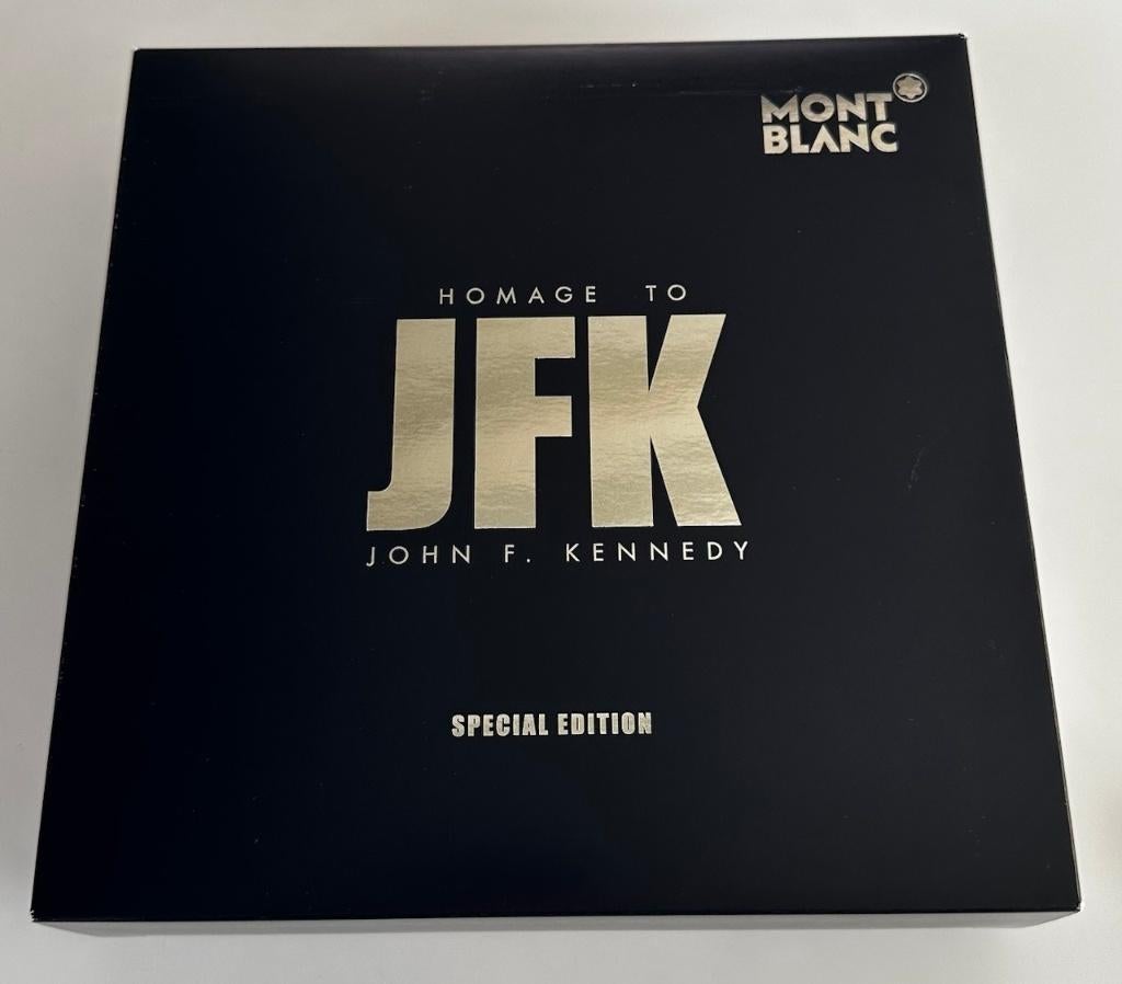 Monblanc JFK vulpen, Ophalen, Met doosje, Zo goed als nieuw, Vulpen