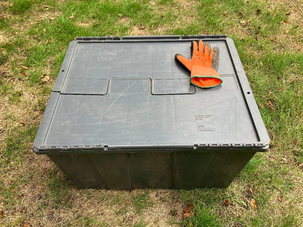Heavy duty opberg box, Ophalen