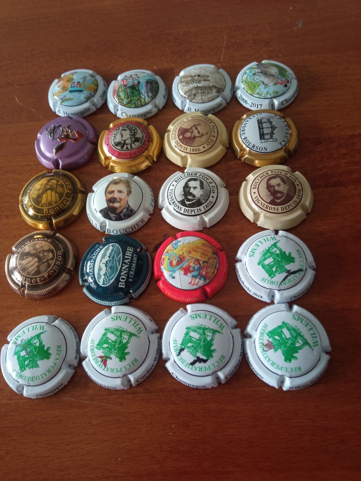 champagne capsules lot 1, Enlèvement ou Envoi